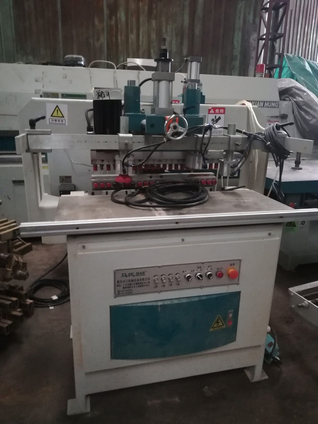 馬氏雙排雙軸木工鉆床