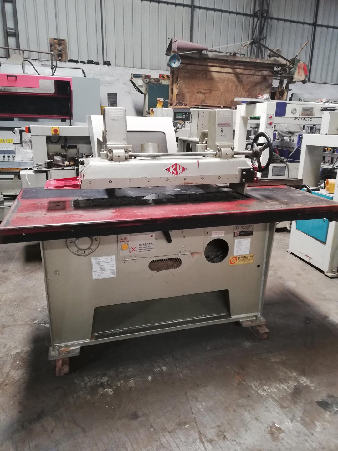 二手臺灣單片縱鋸機