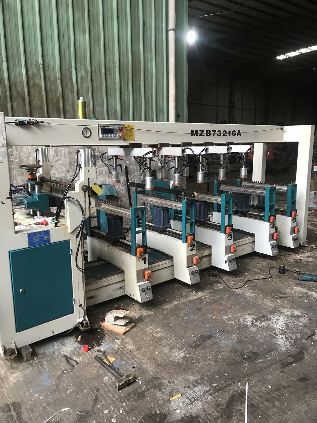 木工六排鉆&nbsp;木工鉆床